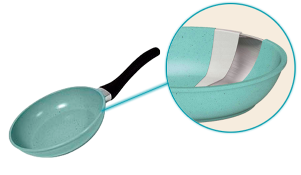 Starlyf Jade Pan | Il set di padelle antiaderenti in alluminio rivestite in ceramica e polvere di giada